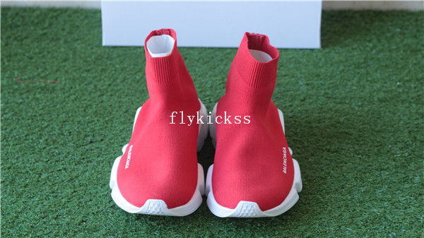 Balenciaga Speed Trainer Sock Race Runners Red